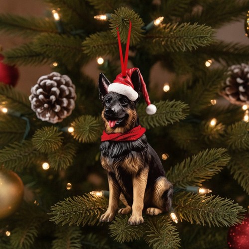 Festive german shepherd - german,
