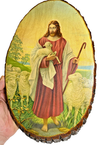 Vintage jesus good shepherd - jesus,